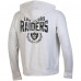 Las Vegas Raiders Champion Heather Gray Reverse Weave Full-Zip Hoodie