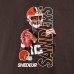 Футболка Cleveland Browns Shedeur Sanders Brown Graphic Player