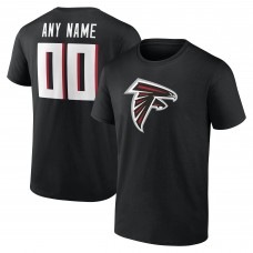 Именная футболка Atlanta Falcons Black Team Authentic