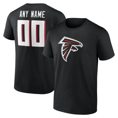 Именная футболка Atlanta Falcons Black Team Authentic
