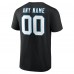 Именная футболка Carolina Panthers Black Team Authentic