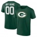 Именная футболка Green Bay Packers Green Team Authentic