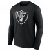 Las Vegas Raiders Black Team Authentic Custom Name & Number Long Sleeve T-Shirt