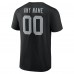 Las Vegas Raiders Black Team Authentic Custom Name & Number T-Shirt