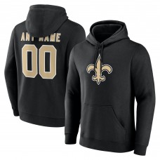 Именная толстовка New Orleans Saints Black Team Authentic