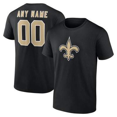 Именная футболка New Orleans Saints Black Team Authentic