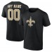 Именная футболка New Orleans Saints Black Team Authentic