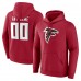 Именная толстовка Atlanta Falcons Red Team Authentic