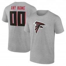 Именная футболка Atlanta Falcons Gray Team Authentic
