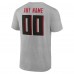 Именная футболка Atlanta Falcons Gray Team Authentic