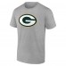 Именная футболка Green Bay Packers Gray Team Authentic