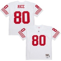 Джерси San Francisco 49ers Jerry Rice Mitchell & Ness White 1994 Legacy Replica