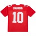 Джерси New York Giants Eli Manning Mitchell & Ness Red 2004 Legacy Replica