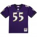 Джерси Baltimore Ravens Terrell Suggs Mitchell & Ness Purple 2003 Legacy Replica