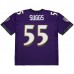 Джерси Baltimore Ravens Terrell Suggs Mitchell & Ness Purple 2003 Legacy Replica