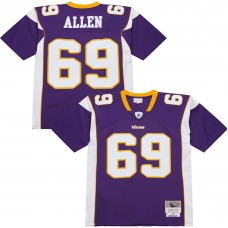 Джерси Minnesota Vikings Jared Allen Mitchell & Ness Purple 2011 Legacy Replica