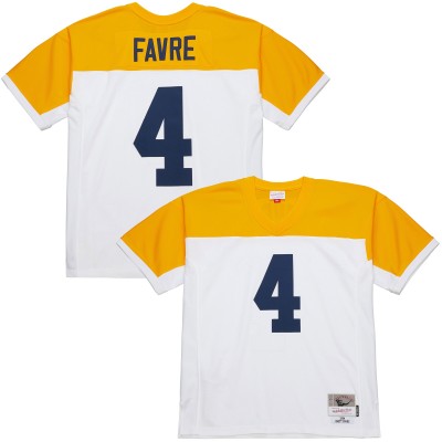 Игровая джерси Green Bay Packers Brett Favre Mitchell & Ness White 1994 Legacy Replica