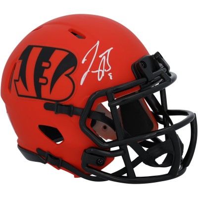 Joe Burrow Cincinnati Bengals Autographed Fanatics Authentic Riddell Rave Speed Mini Helmet