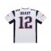 New England Patriots Tom Brady Mitchell & Ness White 2000 Authentic Jersey