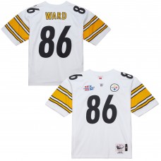 Джерси Pittsburgh Steelers Hines Ward Mitchell & Ness White 2005 Authentic Throwback Retired Player Джерси Pittsburgh Steelers Hines Ward Mitchell & Ness White 2005 Authentic Throwback Retired Player