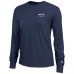 Женская Seattle Seahawks Champion College Navy Core Long-Sleeve T-Shirt