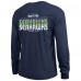 Женская Seattle Seahawks Champion College Navy Core Long-Sleeve T-Shirt
