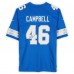 Игровая джерси Jack Campbell Detroit Lions Autographed Fanatics Authentic Blue Nike Game