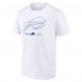 Футболка Buffalo Bills Josh Allen White Tonal Name & Number