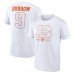 Cincinnati Bengals Joe Burrow White Name & Number T-Shirt