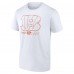 Cincinnati Bengals Joe Burrow White Name & Number T-Shirt