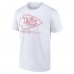 Kansas City Chiefs Patrick Mahomes White Tonal Name & Number T-Shirt