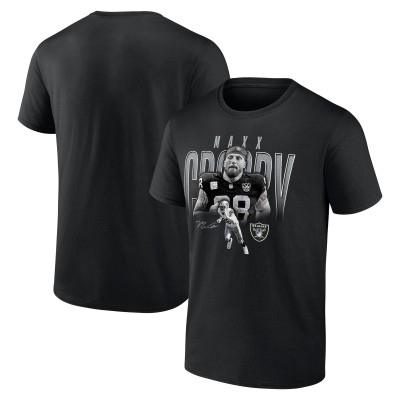 Las Vegas Raiders Maxx Crosby Black Humble Shadow Player T-Shirt