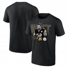 Футболка Pittsburgh Steelers T.J. Watt Black Humble Shadow Player