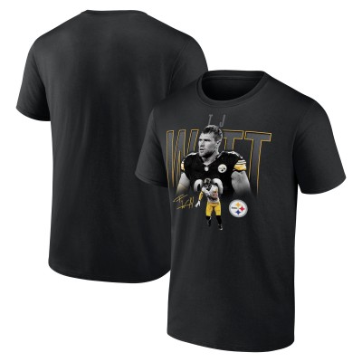 Футболка Pittsburgh Steelers T.J. Watt Black Humble Shadow Player