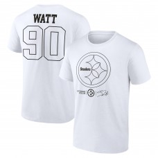 Футболка Pittsburgh Steelers T.J. Watt White Tonal