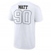 Футболка Pittsburgh Steelers T.J. Watt White Tonal