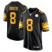 Игровая джерси Pittsburgh Steelers Aaron Rodgers Nike Black Alternate Game Игровая джерси Pittsburgh Steelers Aaron Rodgers Nike Black Alternate Game