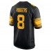 Игровая джерси Pittsburgh Steelers Aaron Rodgers Nike Black Alternate Game