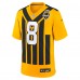 Pittsburgh Steelers Aaron Rodgers Nike Gold Alternate 1933 Throwback Game Jersey