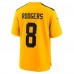 Pittsburgh Steelers Aaron Rodgers Nike Gold Alternate 1933 Throwback Game Jersey