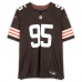 Игровая джерси Myles Garrett Cleveland Browns Autographed Fanatics Authentic Brown Nike Limited