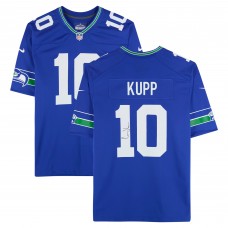 Cooper Kupp Seattle Seahawks Autographed Fanatics Authentic Royal Throwback Nike Game Jersey
