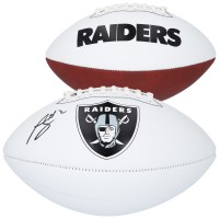 Ashton Jeanty Las Vegas Raiders Autographed Fanatics Authentic Franklin White Panel Football