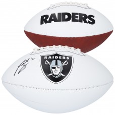 Ashton Jeanty Las Vegas Raiders Autographed Fanatics Authentic Franklin White Panel Football