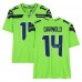 Sam Darnold Seattle Seahawks Autographed Fanatics Authentic Neon Green Nike Limited Jersey