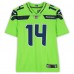 Sam Darnold Seattle Seahawks Autographed Fanatics Authentic Neon Green Nike Limited Jersey