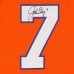 John Elway Denver Broncos Autographed Fanatics Authentic Orange Mitchell & Ness 1990 Legacy Jersey