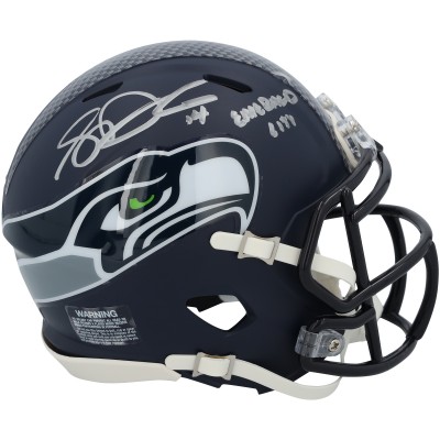 Sam Darnold Seattle Seahawks Autographed Fanatics Authentic Riddell Speed Mini Helmet with Emerald City Inscription