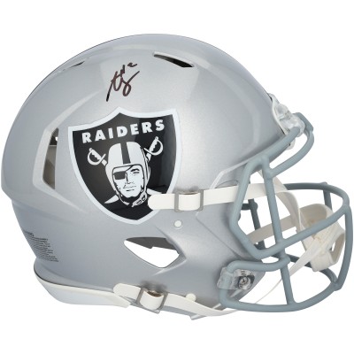 Ashton Jeanty Las Vegas Raiders Autographed Fanatics Authentic Riddell Speed Authentic Helmet