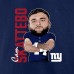 New York Giants Cam Skattebo Navy Rookie Illustration T-Shirt